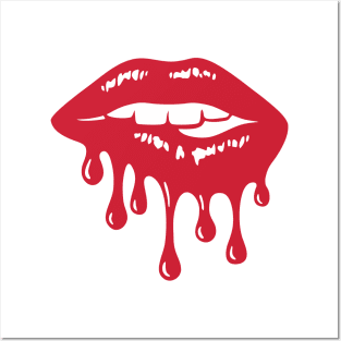 Bleeding Lips Posters and Art